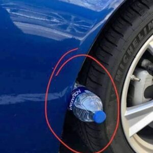 If You See A Plastic Bottle On Your Tire, You Are At Risk For Theft