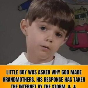 Little boy’s message about grandmas Little boy’s message about grandmas
