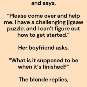 A Blonde Calls Her Boyfriend And Says A Blonde Calls Her Boyfriend And Says