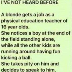 Hilarious Blonde Joke I’ve Not Heard Before